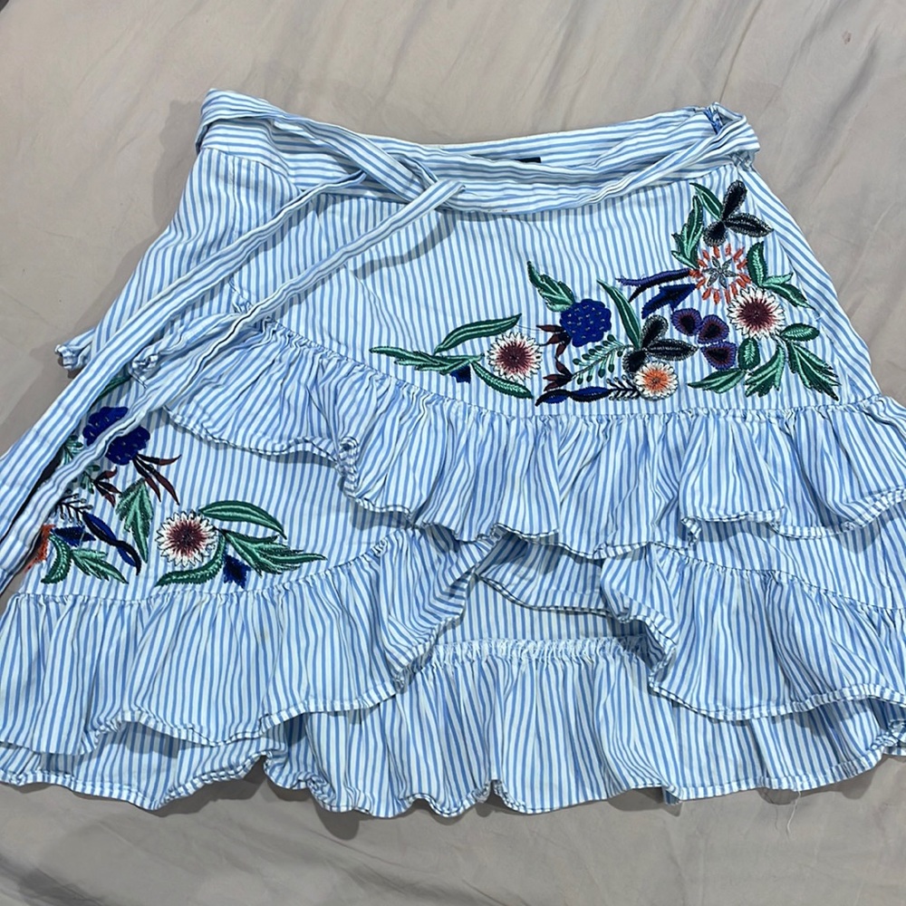Ethnic Embroidered Cute A-Line Skirt